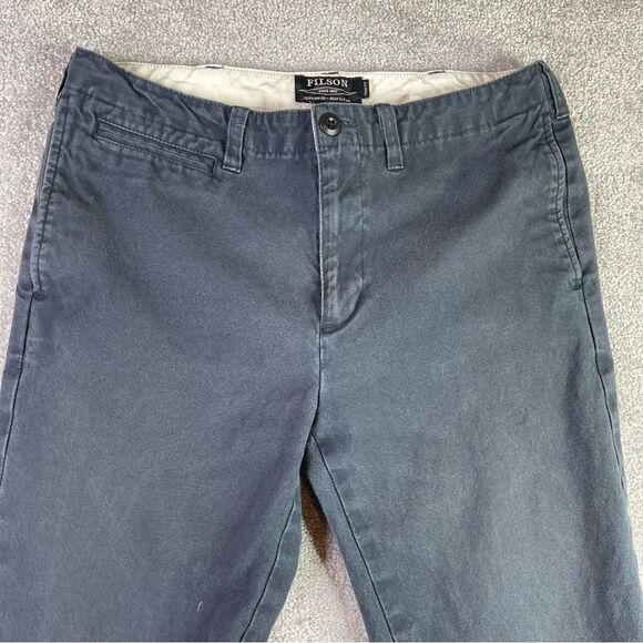 C.C. Filson Pants Men’s 32X27.5* Black Straight Twill Canvas Workwear - Picture 2 of 13